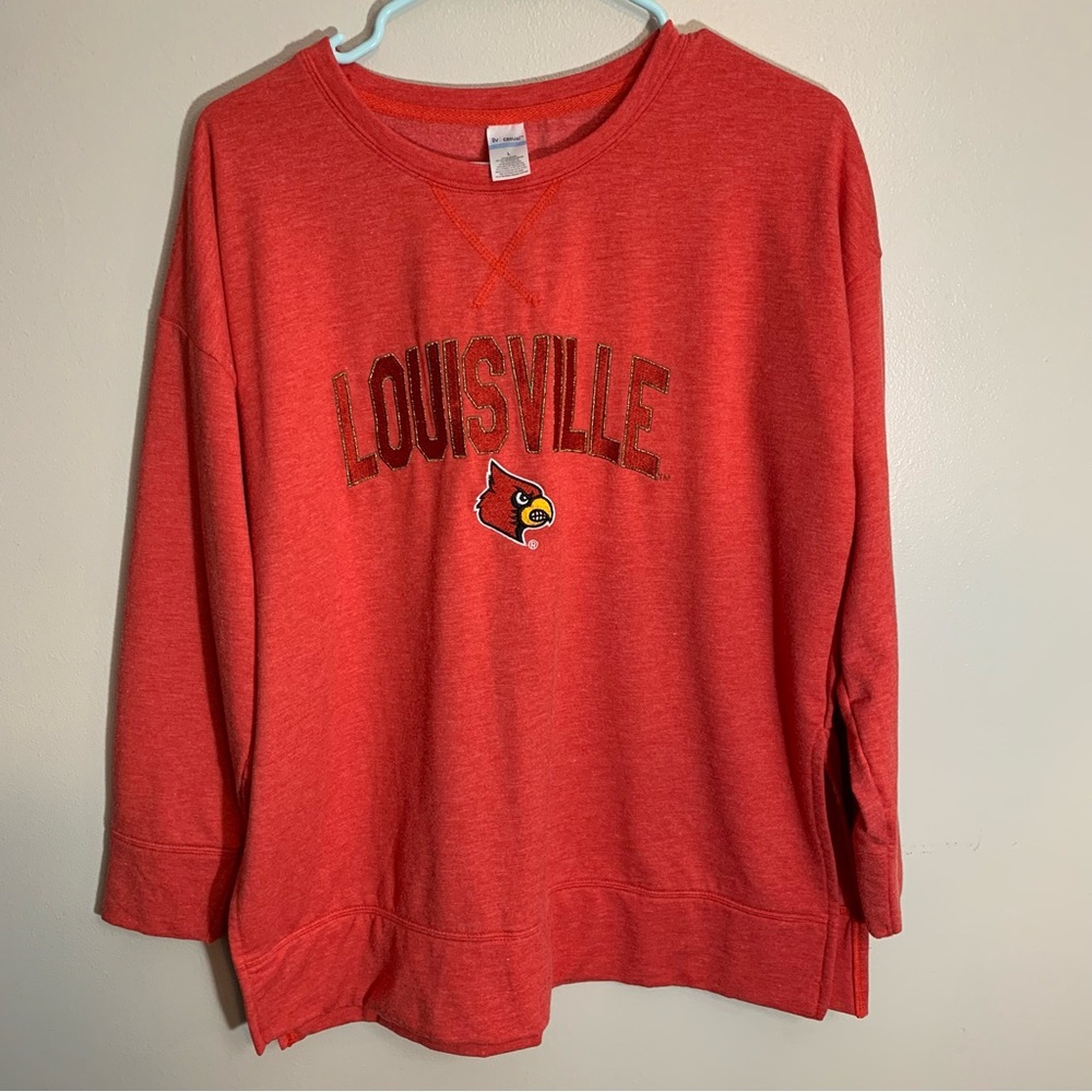 Womens Sweatshirt (Louisville Cardinals, Liv Casual, size Large)